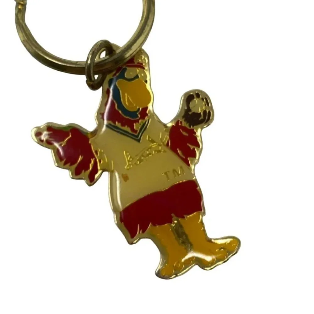 MLB St. Louis Cardinals Baseball Vtg Fredbird Mascot Keychain Fred Bird